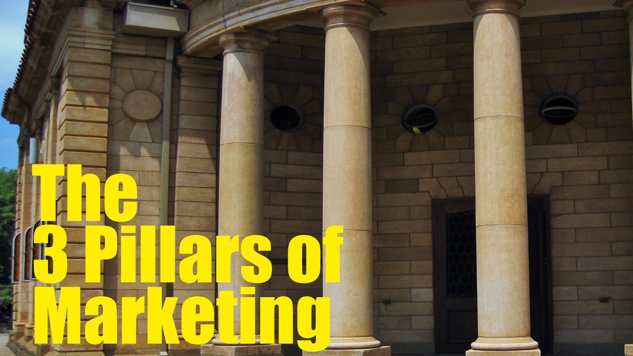 The 3 Pillars of Marketing